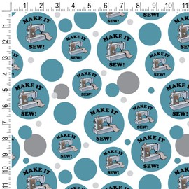 GRAPHICS & MORE Make It Sew So Sewing Funny Humor Gift Wrap Wrapping Paper Roll