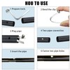 HZMM 8 Pcs Kayak Paddle Spring Snap Clips, Tent Pole