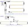 Litever Under Cabinet Light, 6 PCS 20 Inches Flexible LED