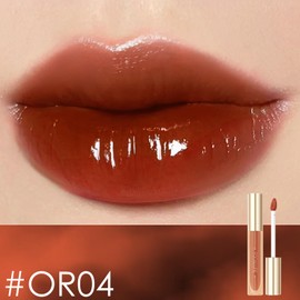 FOCALLURE Glasting Water lip Tint,Non-Sticky Long Lasting Liquid Lipstick,High Shine,Vivid 16 Colors,Glossy Finish Lipgloss for Daily Use