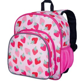 Wildkin 12-inch Kids Backpack – Padded, Adjustable, Ideal for Daycare & Travel - Strawberry Patch