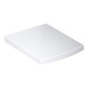 Woodbridge Toilet Seat with Cover, White, Slow-Close, Quick-Release for Easy