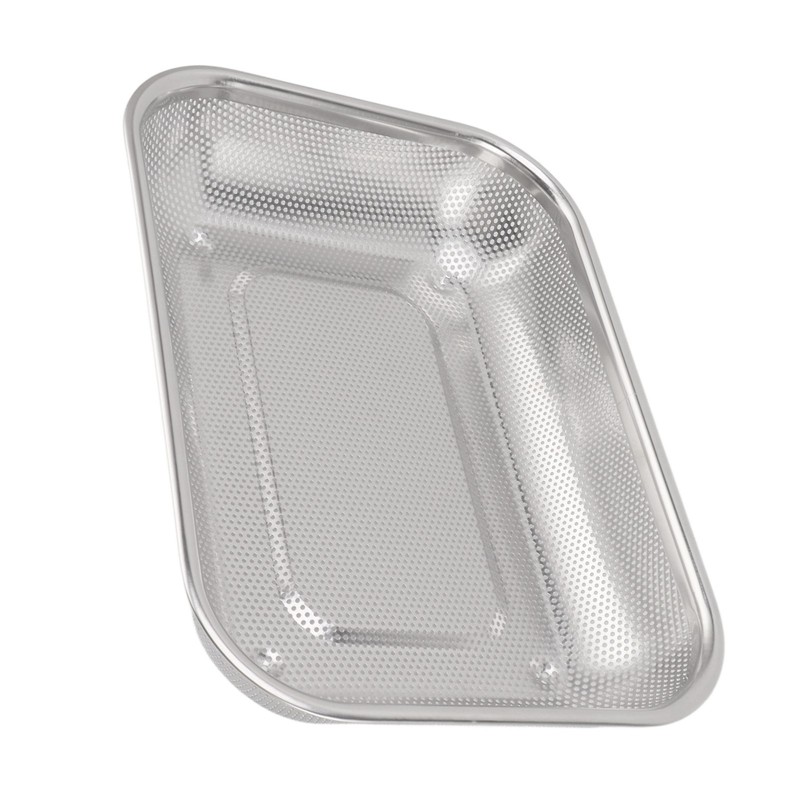Fruit Vegetable Rectangular Strainer Basket Stainless Steel Colander Strainer Rectangle