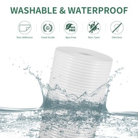 Origuuds Drawer Mat, Eva Waterproof Kitchen Drawer Mats, Non-Slip Mat Fridge Liners, Can Be Cut to Size (White/30 cm x 600 cm)
