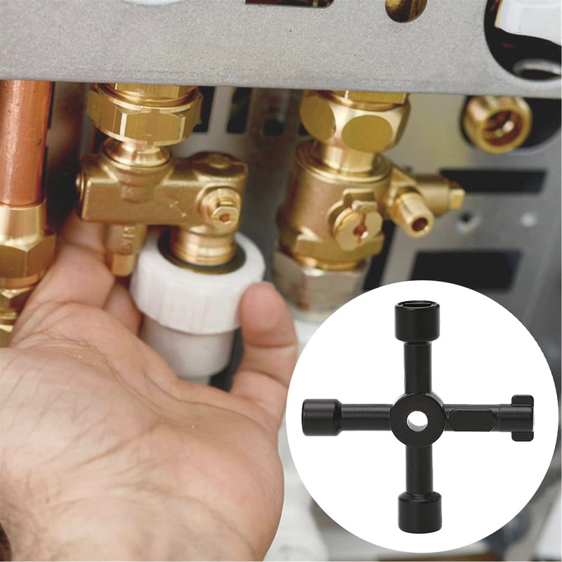 FTONOM5 4-Way Multi-Functional Utilities Zinc Alloy Key Radiator Key Bleed