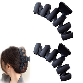 Hair Clips, 2 Pieces, Large, Hair Claw for More Hair, Clips, No Hurting Hair, Holds Securely