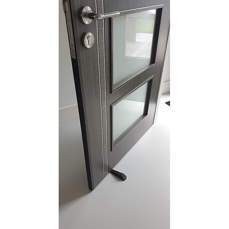 Pack of 2 Deluxe Heavy Duty Premium Non-Slip Rubber Door