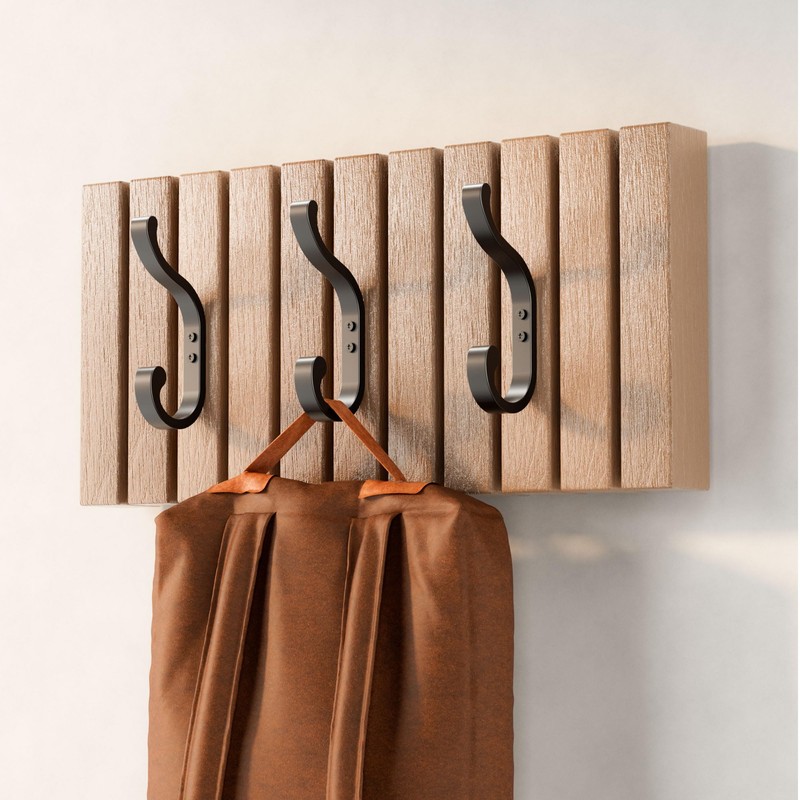 bussdis Coat Hooks Wall Mount for Hanging, Heavy Duty Backpack