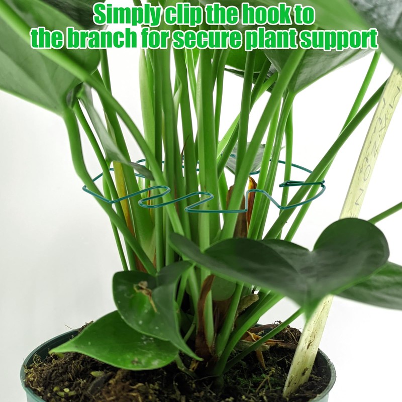 Hysagtek 6PCS Monstera Plant Support, Plant Stem Support Durable Monstera