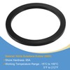 sourcing map Nitrile Rubber Flat Washer 4 Inch DN100 Gasket