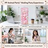 2 Pack Squishy Butt Stress Relief Stickers Cute 3D Peach