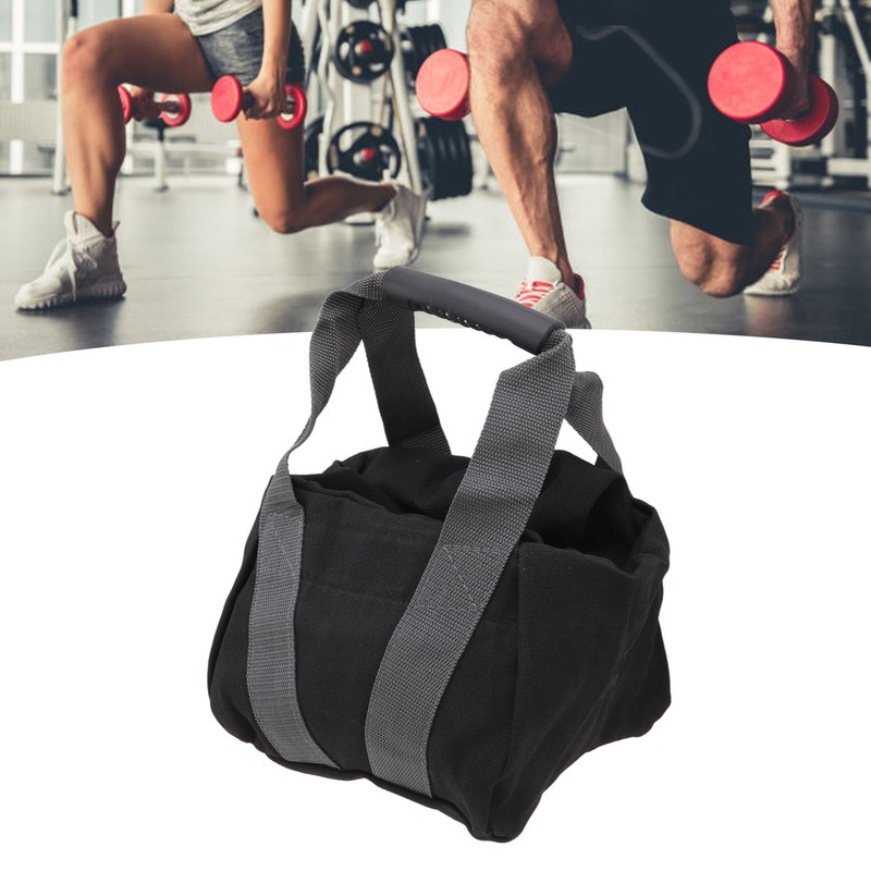 Workout Sandbag Tear Resistant with Ergonomic Handle 12oz Canvas Weightlifting