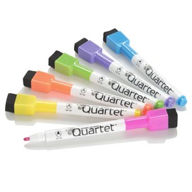 Quartet ReWritables Mini Dry-Erase Markers [Magnetic]: 6-pack/Assorted (Bright Colors) / 6-pack