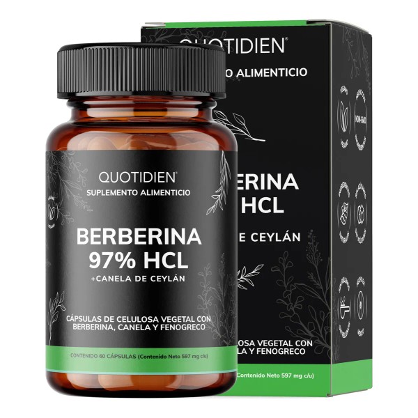Quotidien 500mg De Berberina Clorhidrato Con Canela De Ceyln, Fenogreco,