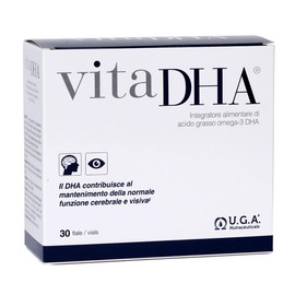 integratore alimentare a base di acidi grassi polinsaturi omega-3 Vitadha 32 bustine monodose 190 Gr