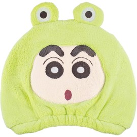 Tees Factory Crayon Shin-chan Hair Cap, Transformation Shin-chan/Frog Size: Approx. 7.9 x 8.7 inches (200 x 220 mm) (excluding ears and eyes) / Compatible Head Circumference: Approx. 17.7 - 25.6