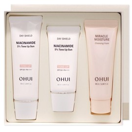 O HUI 오휘 데이쉴드 나이아신아마이드 5퍼센트 톤업 선 80ml 기획세트 O Hui Day Shield Niacinamide 5% Tone-Up Sun 80ml Special Set