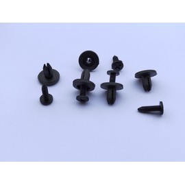 FDONG 25 Pcs Screw Type Retainer Clips,Push-Type Retainer Clips for Honda 90684-SA5-003 Isuzu 8942981190 Nissan 10998-30880