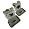 2 x 28mm Waste Outlet Hose Sockets with Flap –
