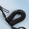 EMSea 2PCS Spiral Cable Coil Style Elastic Secure Spring Lanyard