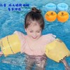 Kids' Thick Inflatable Arm Float Swimming Ring Free Size - Sapphire Blue 20ea