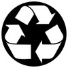 Recycle Bin Vinyl Decal Labels Design #1 Adhesive Recycling Stickers