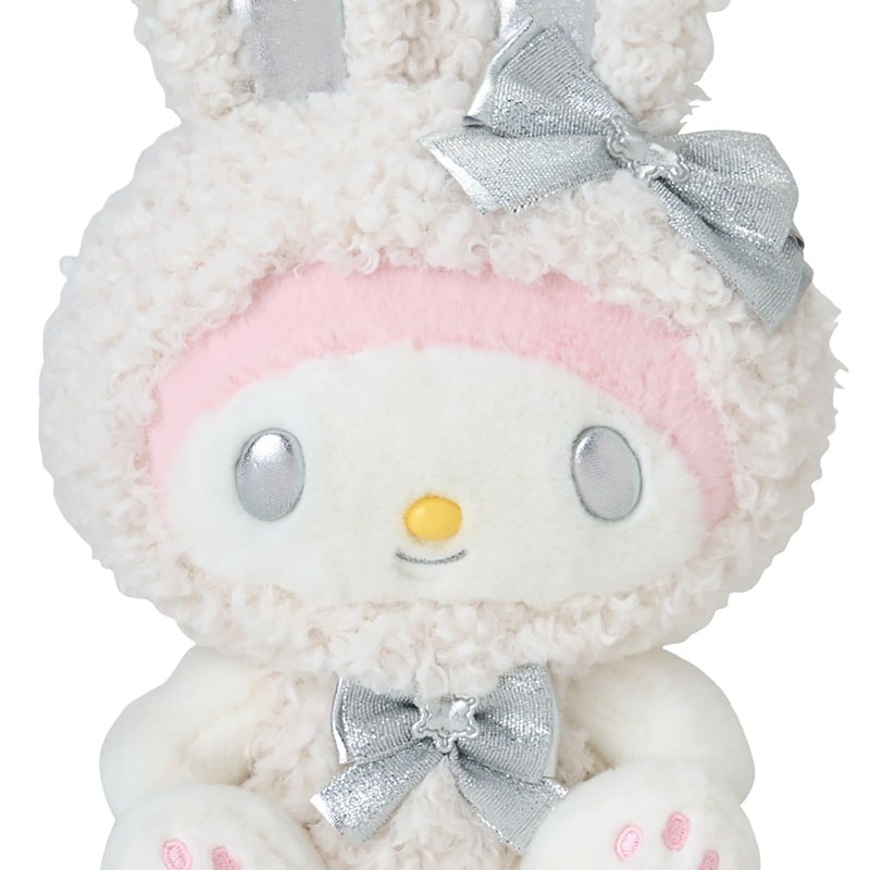 Sanrio 427985 My Melody Plush (Fluffy Snow Rabbit)