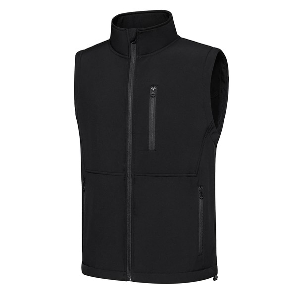 Msmsse Men's Outerwear Lightweight Vest Standing Collar Puffer Sleeveless Jacket