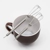 Wingsflying 4 Pack Mini Wire Kitchen Whisks Small Egg Whisk