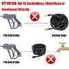 RIDGE WASHER Pressure Washer Gun with Extension Wand, Power Washer
