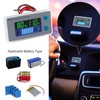 2PCS Battery Meter 10-100V 12V 36V 24V 48V Digital Battery