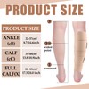 2 Pcs Lymphedema Compression Leg Wraps Adjustable Lower Leg Cover