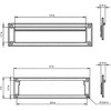 Solid Steel Gold Color with Spring Flap | Mail Slot