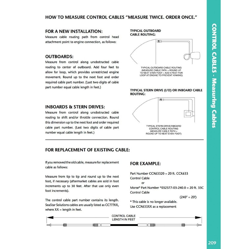 Dometic SeaStar Xtreme Control Cable, CCX20514, 14ft.