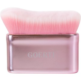 Goerti Self Tanner Kabuki Brush – High-density brush for flawless blending of self-tanner, bronzer & body makeup