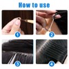 GXGM Micro Ring Extensions Real Hair Micro Ring Hair Extension
