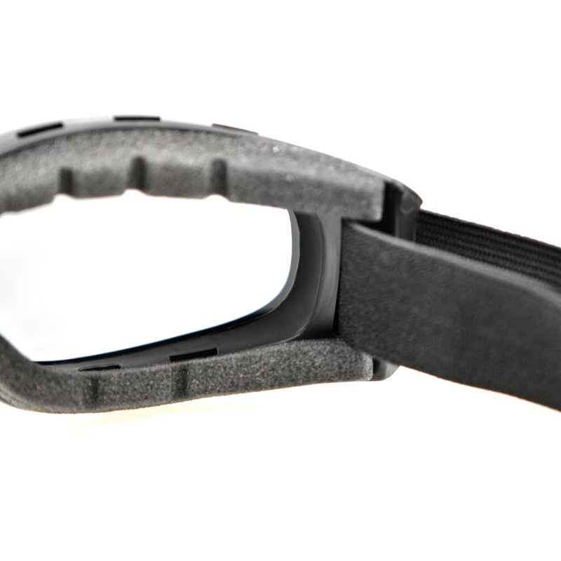 Bobster Touring 2 Goggles,Black Frame/Clear Lens,one size