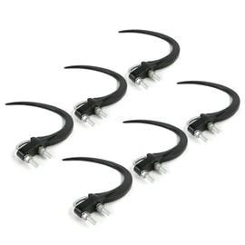 ACTIVLIFE for (Pack of 6) 9" Hay/Straw Grapple Hooks with Hardware for Accumulator Durable