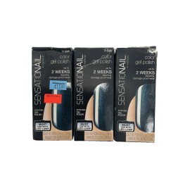 SensatioNail 3 PACK SensatioNail Color Gel Polish 71596 OCEAN SPARKLE Shade NOS *READ*