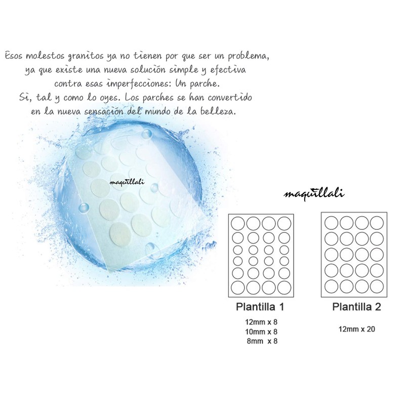 Maquillali Tea Tree Acné Pimple Parche, 44 Parches De Absorbente