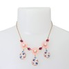 Betsey Johnson Flower Drop Necklace
