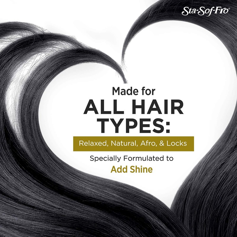 Sta Sof Fro Permanent Hair Color Cream, Shiny Black -