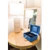 Arregui Elegant   Box with Tray (Steel), blue, C9225