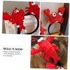 WOONEKY 2pcs Cute Lobster Crab Headbands Cartoon Hair Accessories for