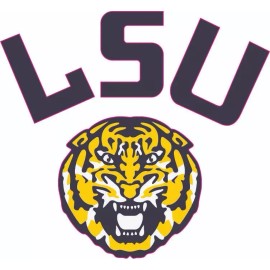 LSU Full Size Football Helmet Decals