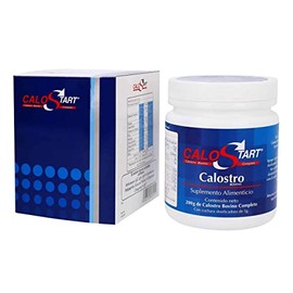 CALOSTART | Calostro Bovino En Polvo 200 g | 20% Inmunoglobulina y 60% Proteína | 100% Natural Sin Gluten Y Sin Azúcar | Suplemento Alimenticio | 40 Días De Rendimiento | Hecho en EEUU
