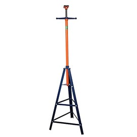 Underhoist Tripod Stand 2 Ton Capacity High Lift Jack Stand Reach Under Hoist Stand High-Position Lift Range,Height up to 80 Inches, 24.4 Inch Triangle Base