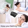 Koelaa Bath Pillow, Waterproof Bath Pillow, 3D Ergonomic Bathtub Pillow,