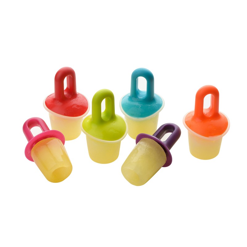 Premier Housewares Ice Lolly Moulds, Plastic, - Set of 6