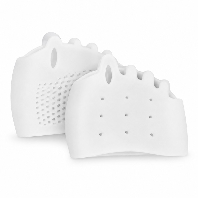 Five-Toe Gel Separator with Forefoot Cushion – Washable Foot Comfort